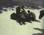 Frederic Remington, The Hungry Moon (mk43)